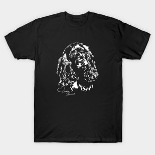 Funny Proud English Cocker Spaniel dog portrait T-Shirt